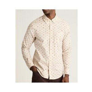 Bonobos Everyday Men's Shirt Buttondown Printed Long Sleeve Slim Fit M 285074